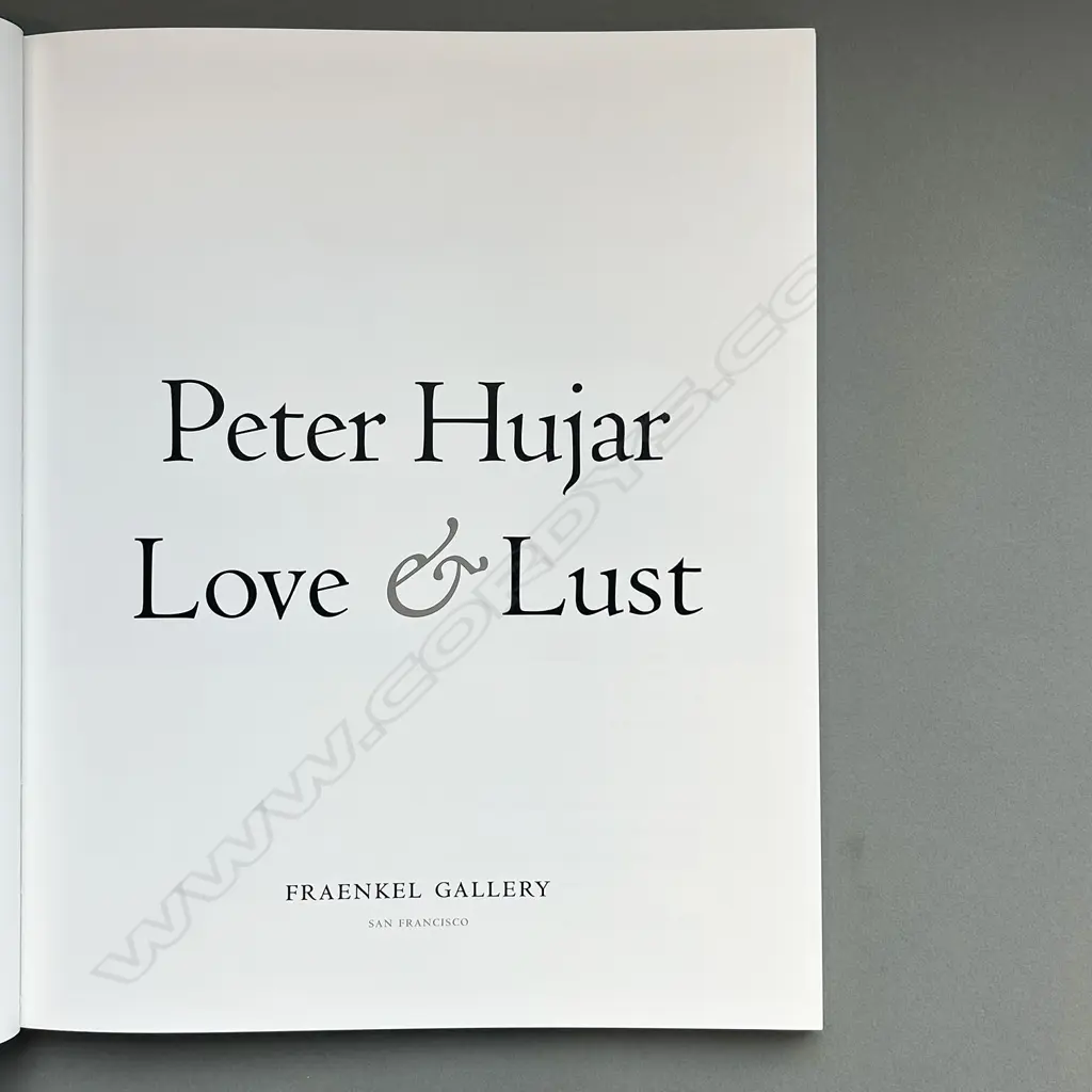 PETER HUJAR: LOVE & LUST Image 1++